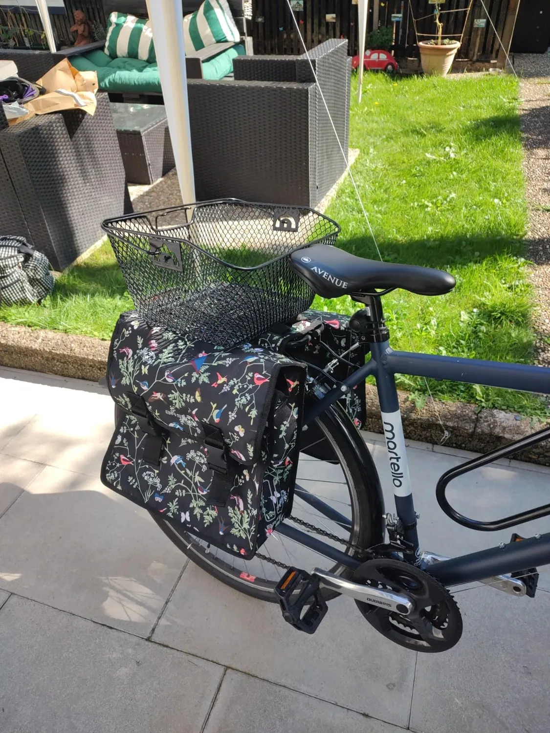 Fischer Gepäckträger Fahrradkorb engmaschig schwarz