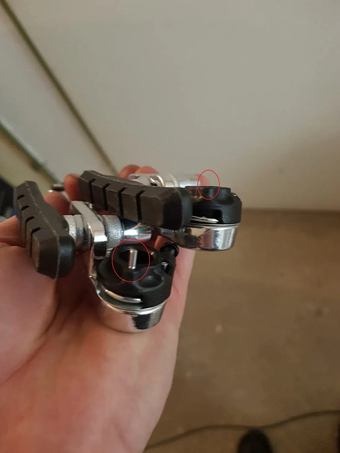 Fischer Bremshebel-Set V-Brake Alu Uni kurz sportlich