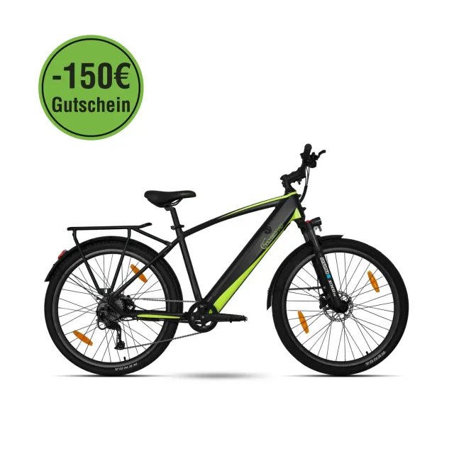 SachsenRad R8T Flex III E-Trekkingbike schwarz neu