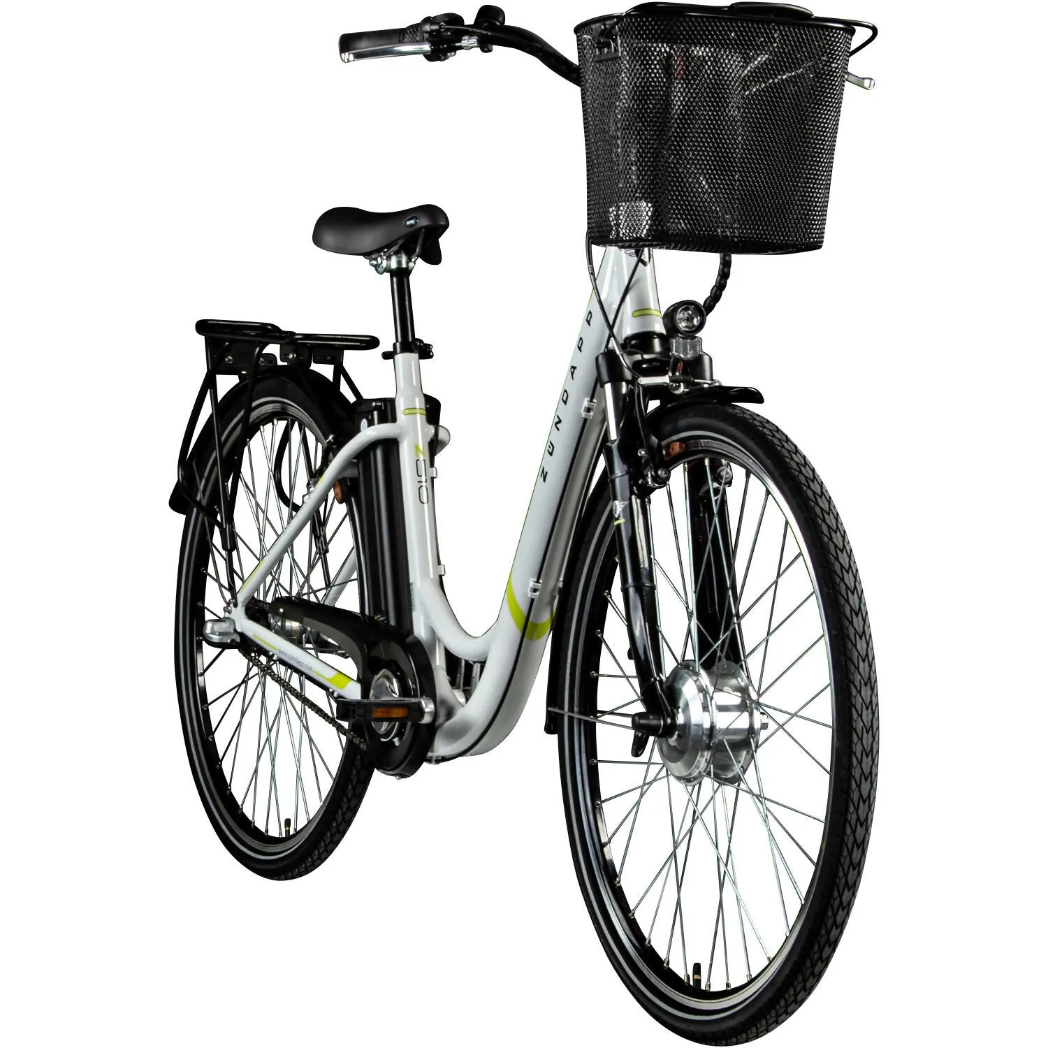 Zündapp Z510 Damen E-Bike 28 Zoll 48 cm weiß-grün 531Wh