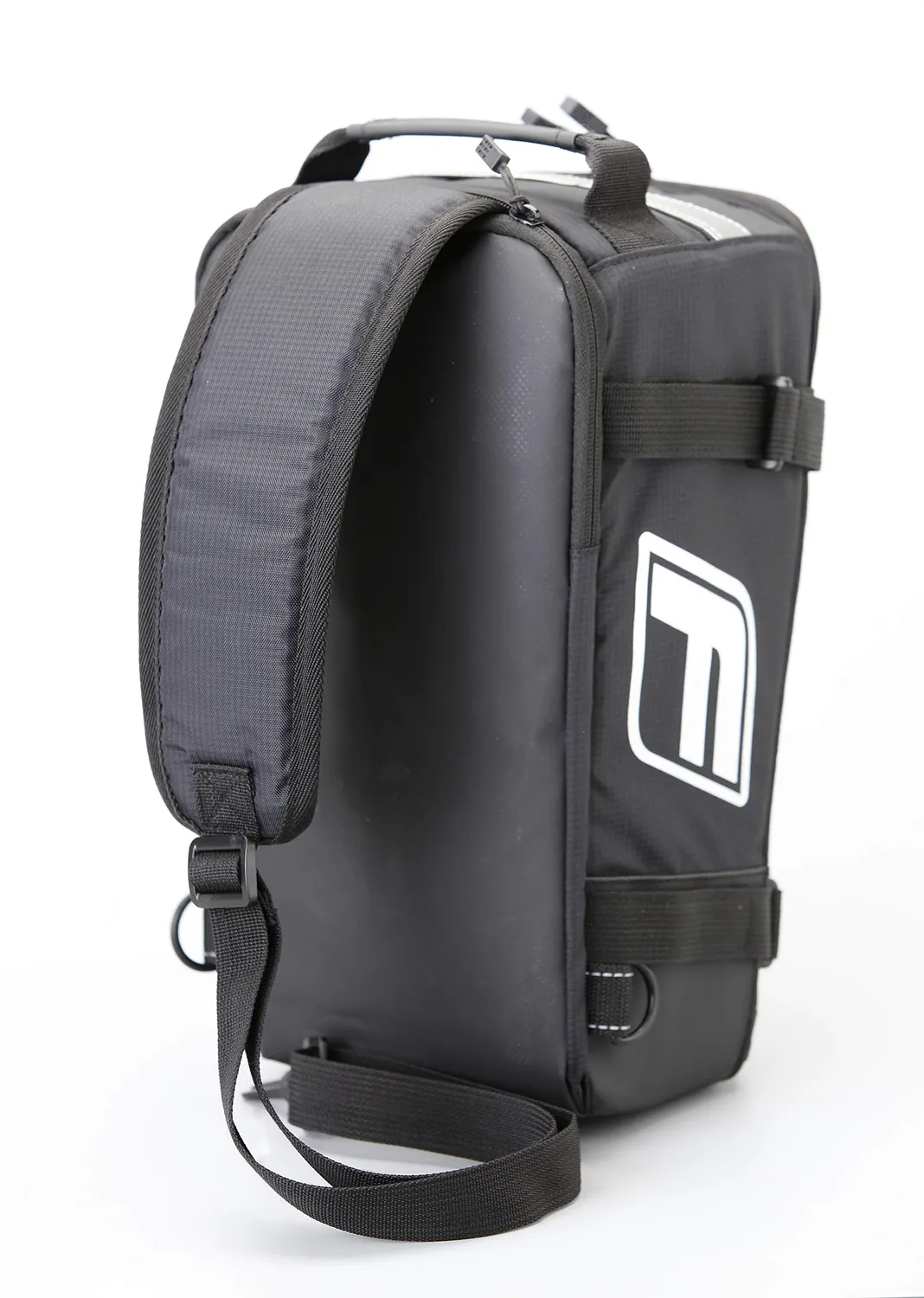 Fischer 2in1 Gepäckträgertasche Rucksack schwarz 3kg