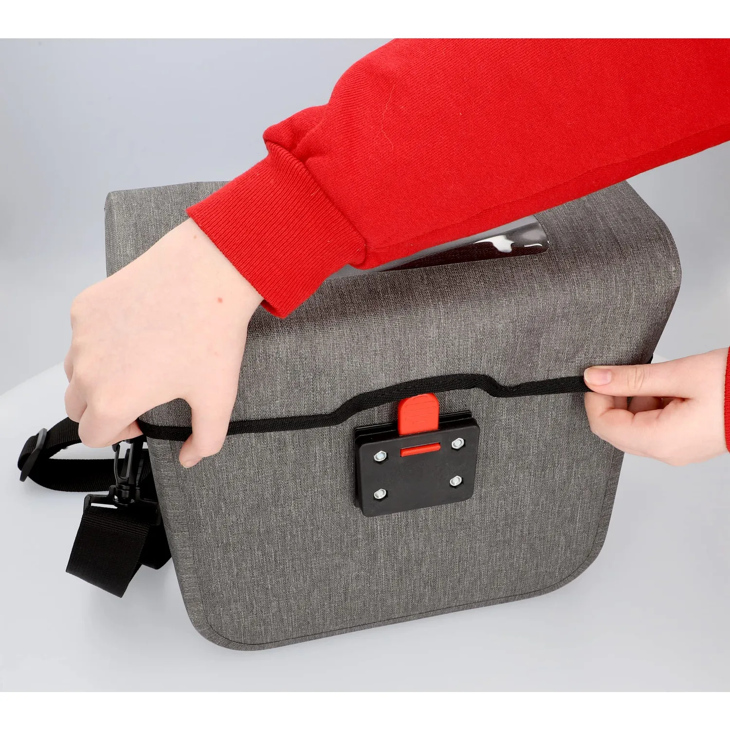 Fischer Plus Cita Lenkertasche 7 Liter wasserdicht grau