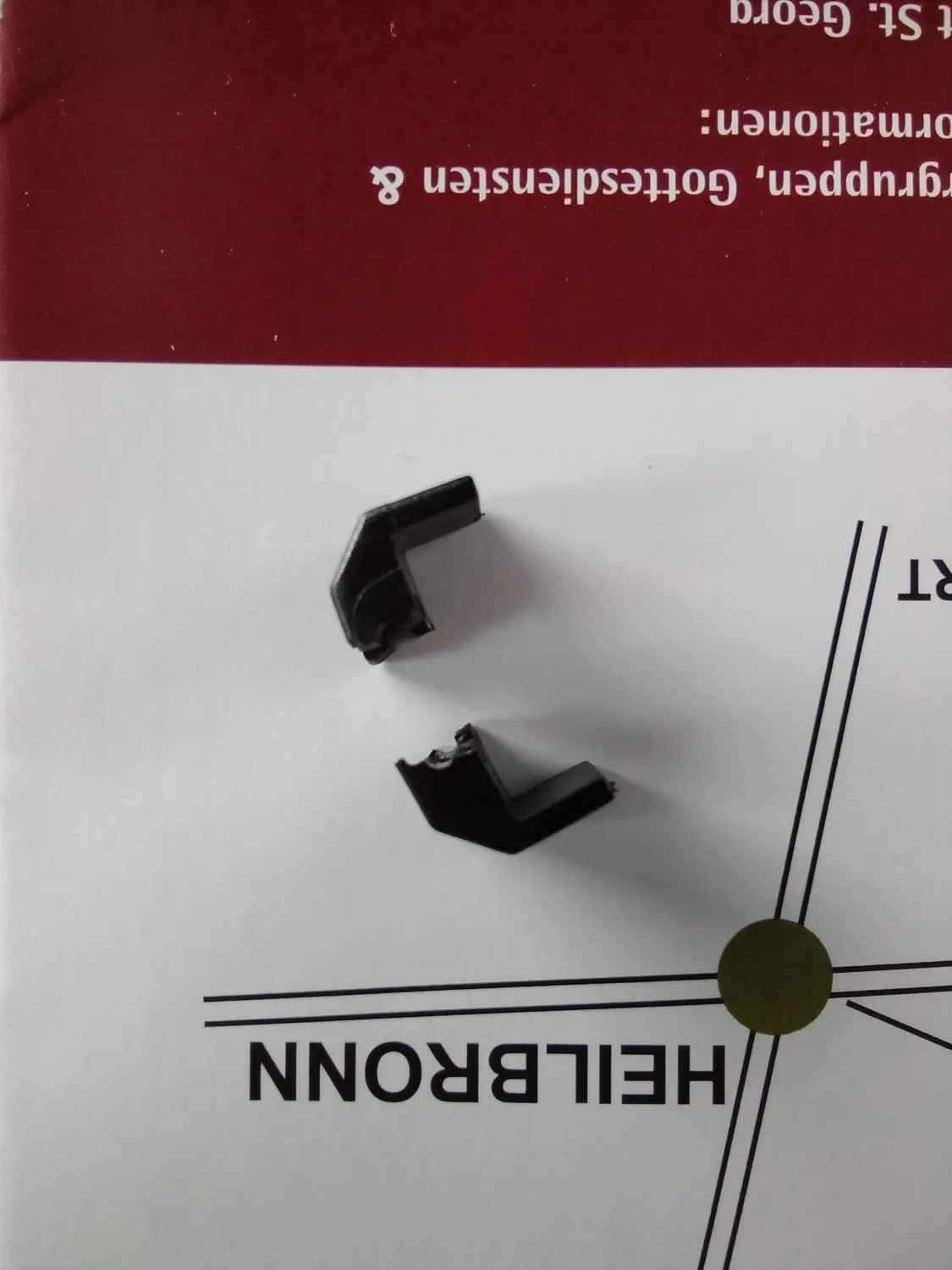 Fischer Clip-On Fahrradpedale Alu abnehmbar mit Reflektor