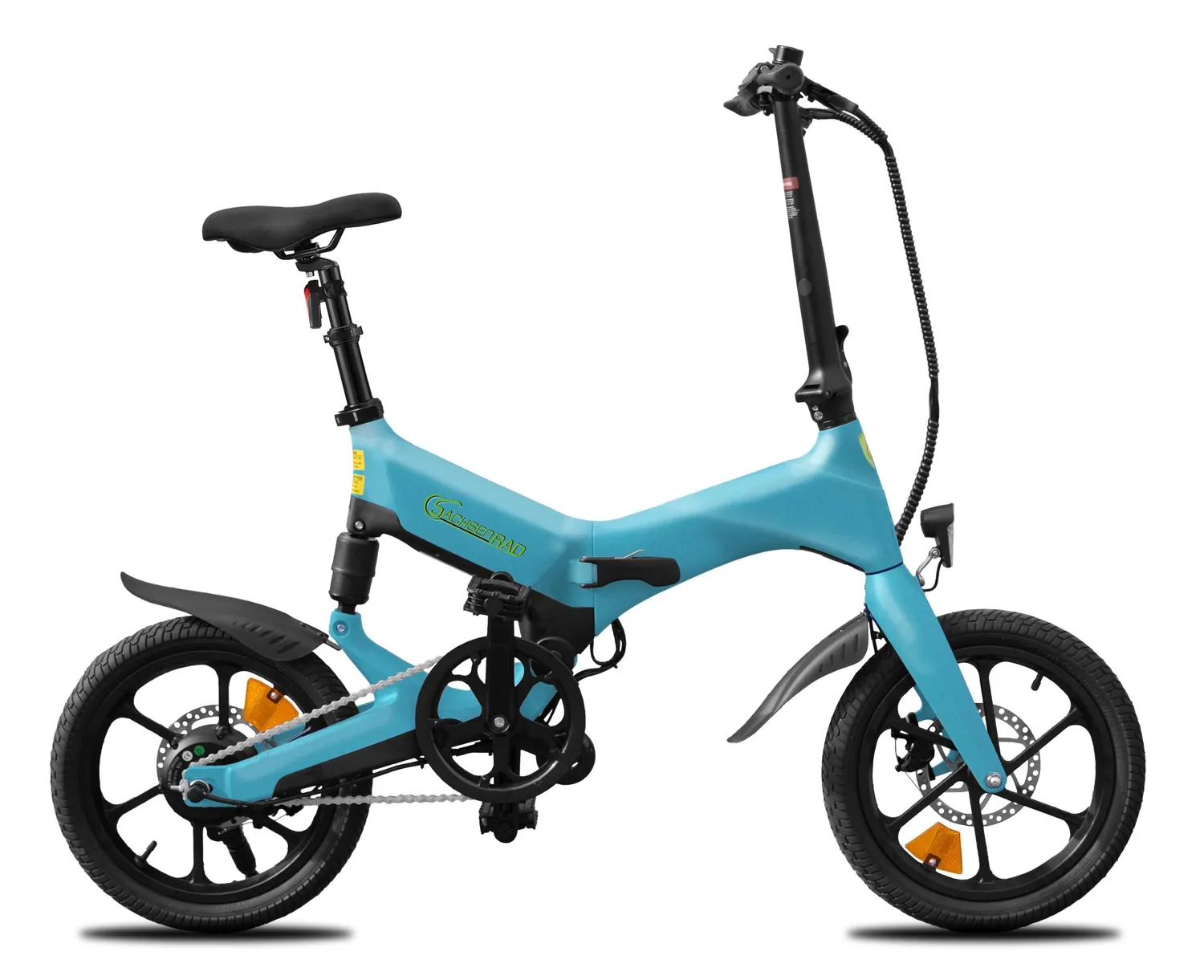 SachsenRad F12 E-Faltrad Magnesium 19kg gebraucht B-Ware