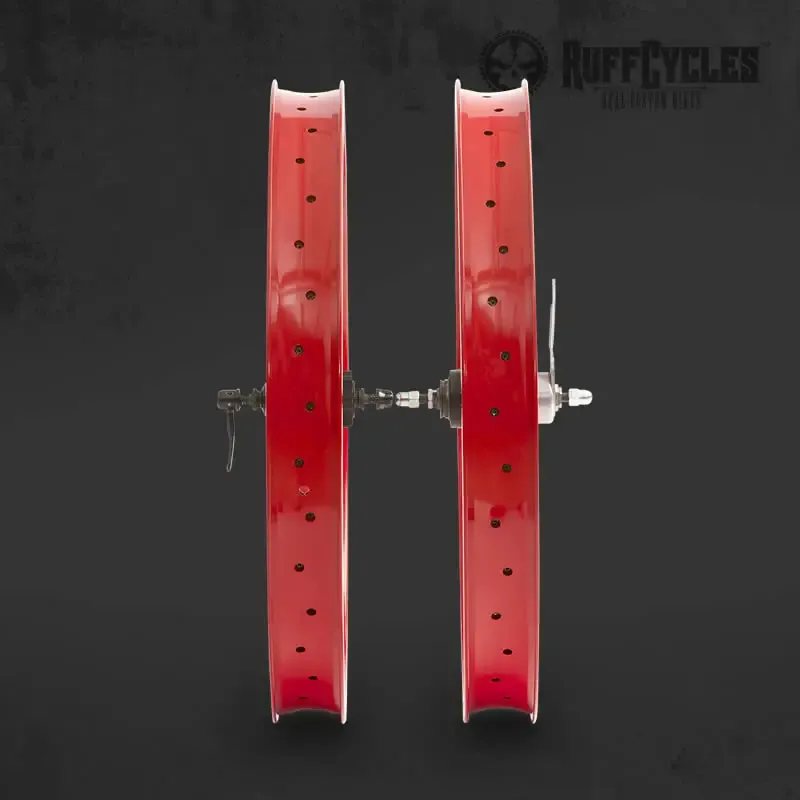 Ruff Cycles Biggie Hinterrad 26 Zoll rot 65 mm 3-Gang