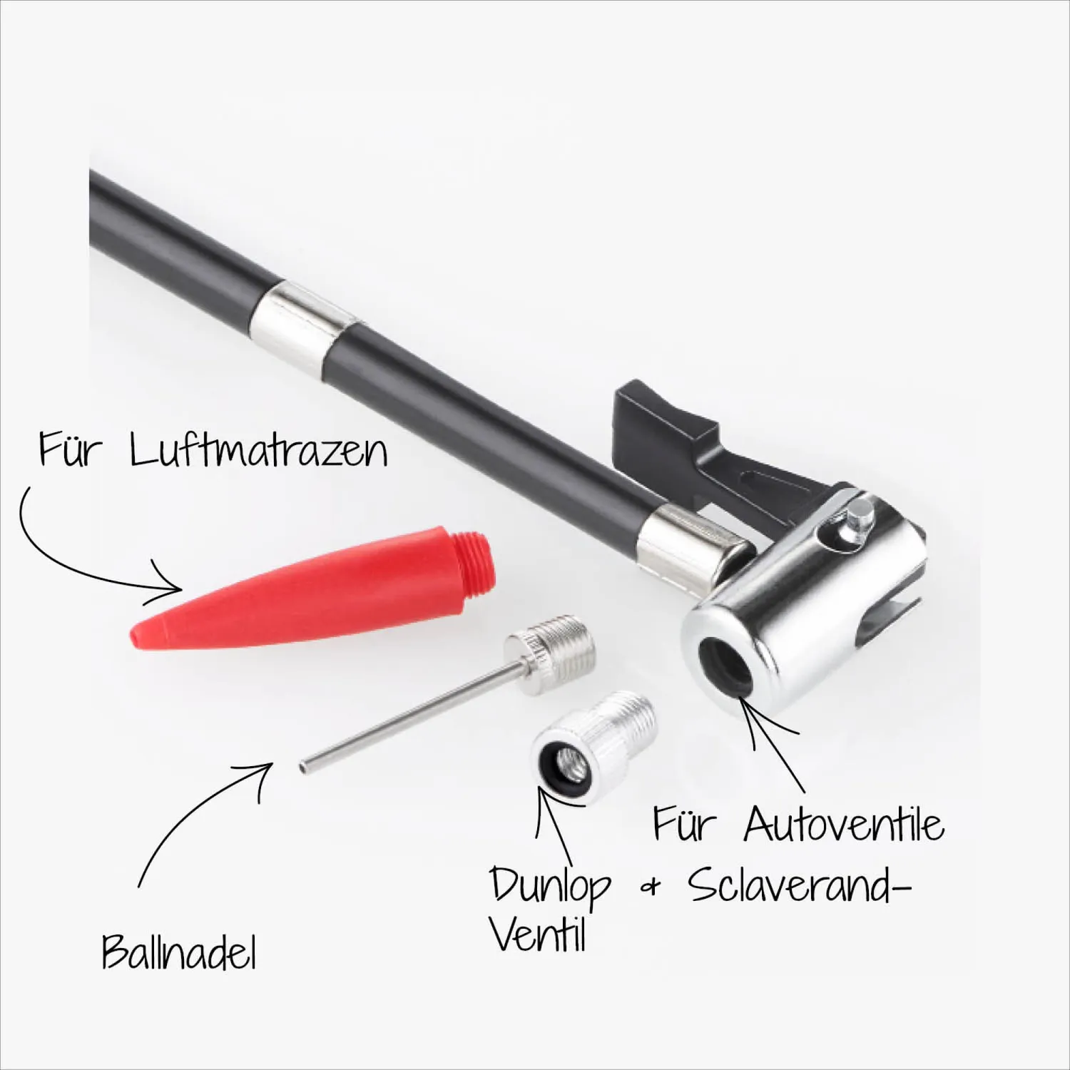Fischer Akku-Kompressor Luftpumpe 3 Bar Powerbank Display