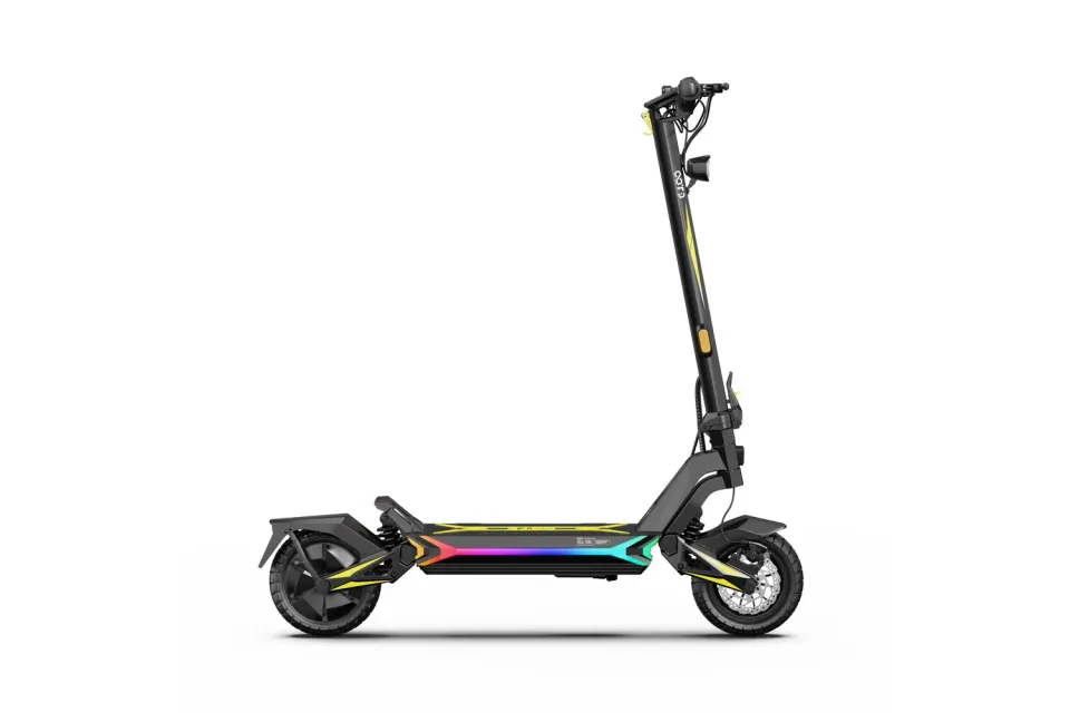 OOTD SR1 E-Scooter Schwarz-Gelb Elektro