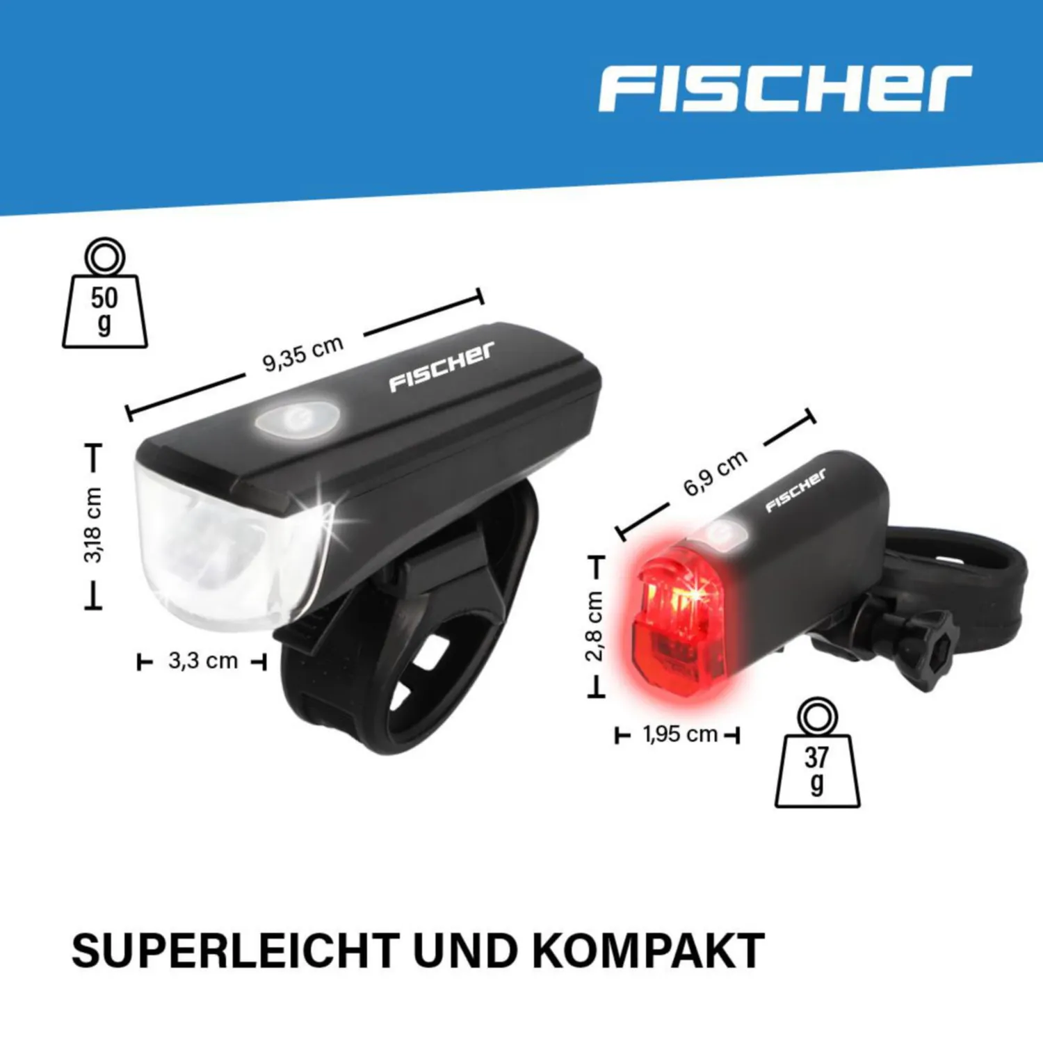 Fischer small-Box 20 Lux Beleuchtungs-Set 20 Lux schwarz