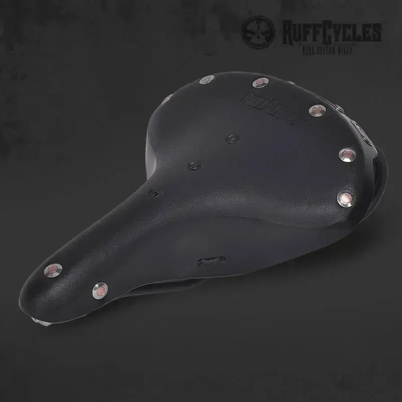 Ruff Cycles Gaucho Sattel Leder Schwarz