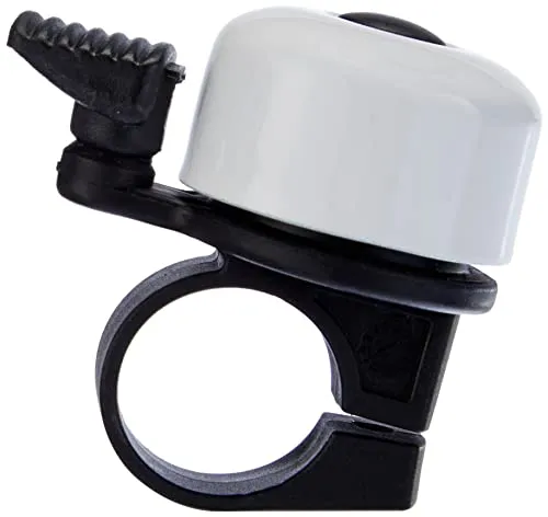 fischer Mini Fahrradglocke Stahl Schwarz 22 mm