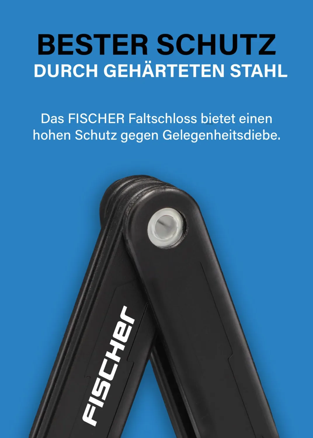 Fischer Protec FK85 Faltschloss 85cm Schlüssel