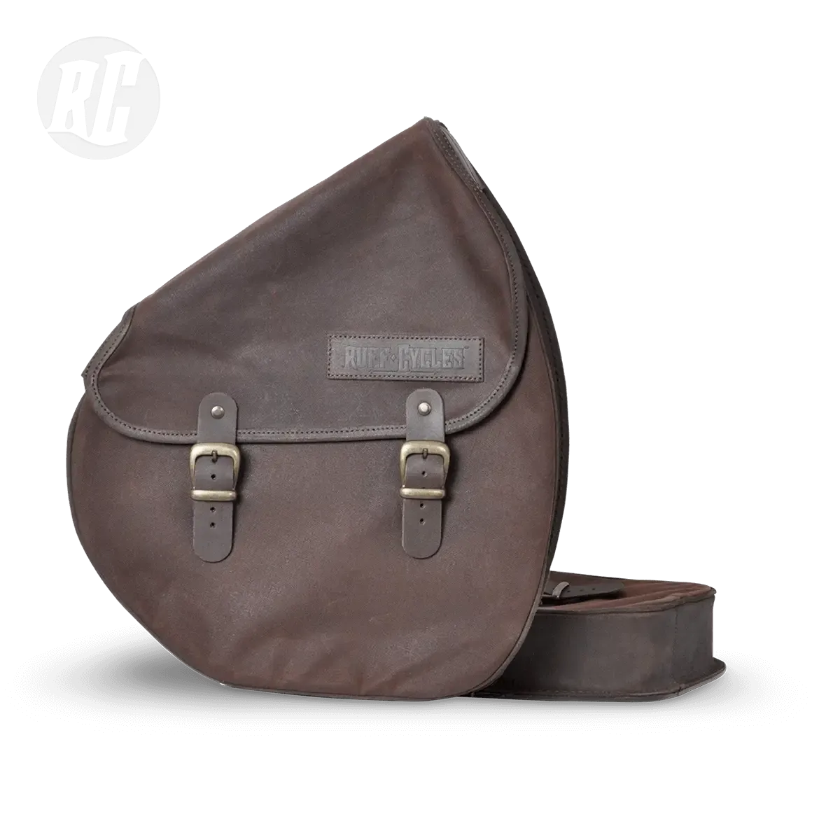 Ruff Cycles The Ruffian Satteltasche links braun schmal