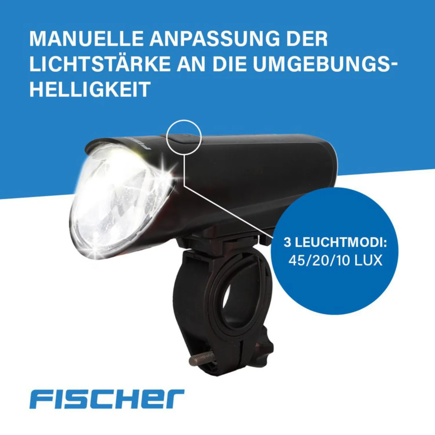 Fischer Small-Box Beleuchtungsset LED-Akku 45 Lux