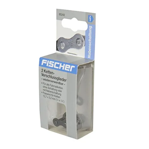 Fischer Kettenverschlussglieder 1/2x1/8 2 Stück Kette