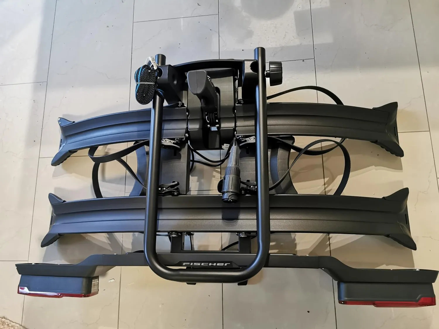 fischer RoadLine Black Kupplungsträger 2 E-Bikes 60 kg