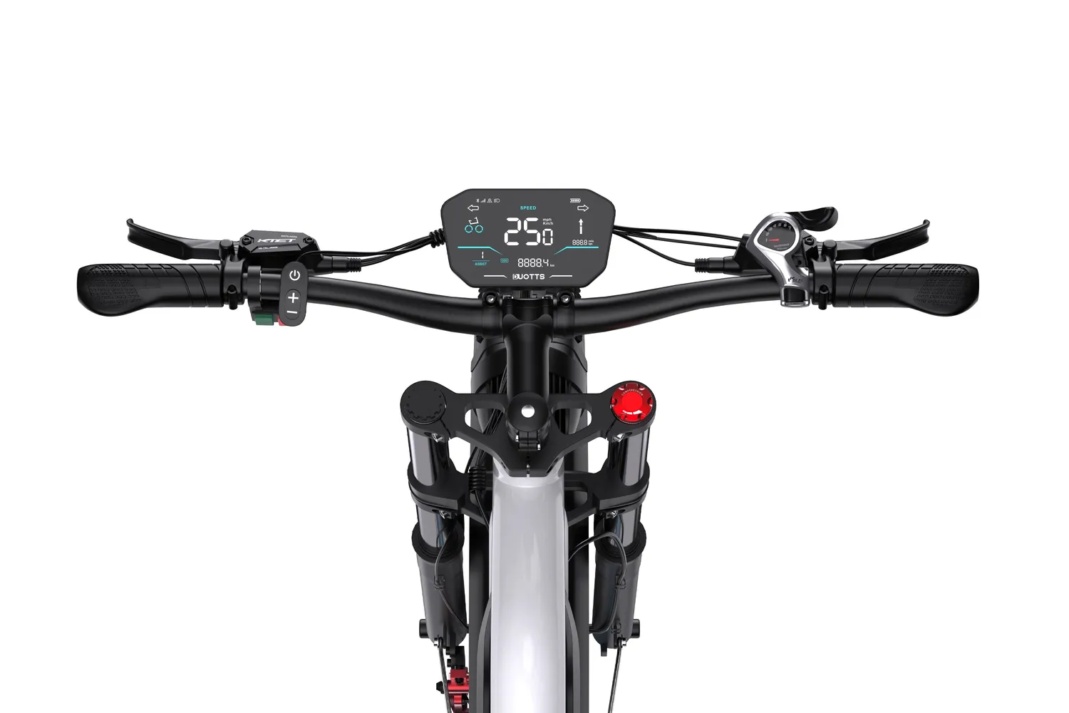 DUOTTS N26 E-Bike 26 Zoll 750W Weiß-Blau bis 100 km