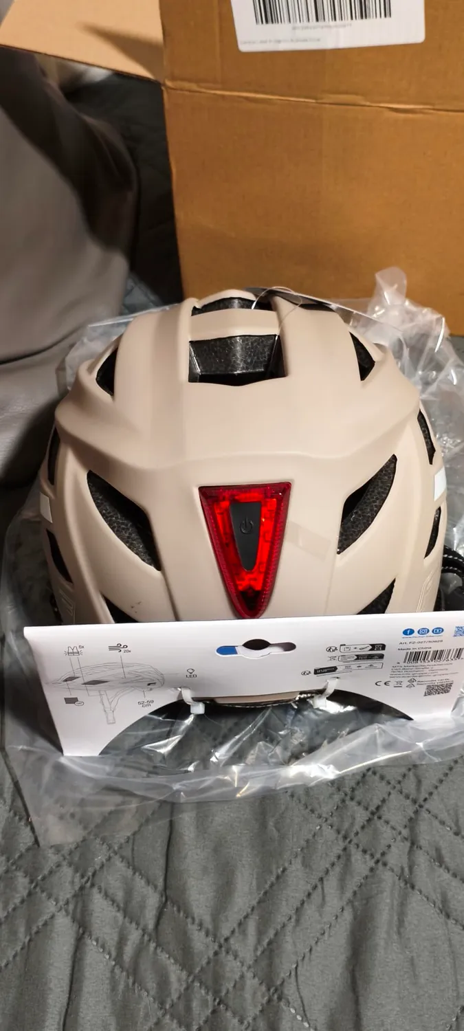 Fischer Urban Plus Cityhelm mit LED-Rücklicht S/M