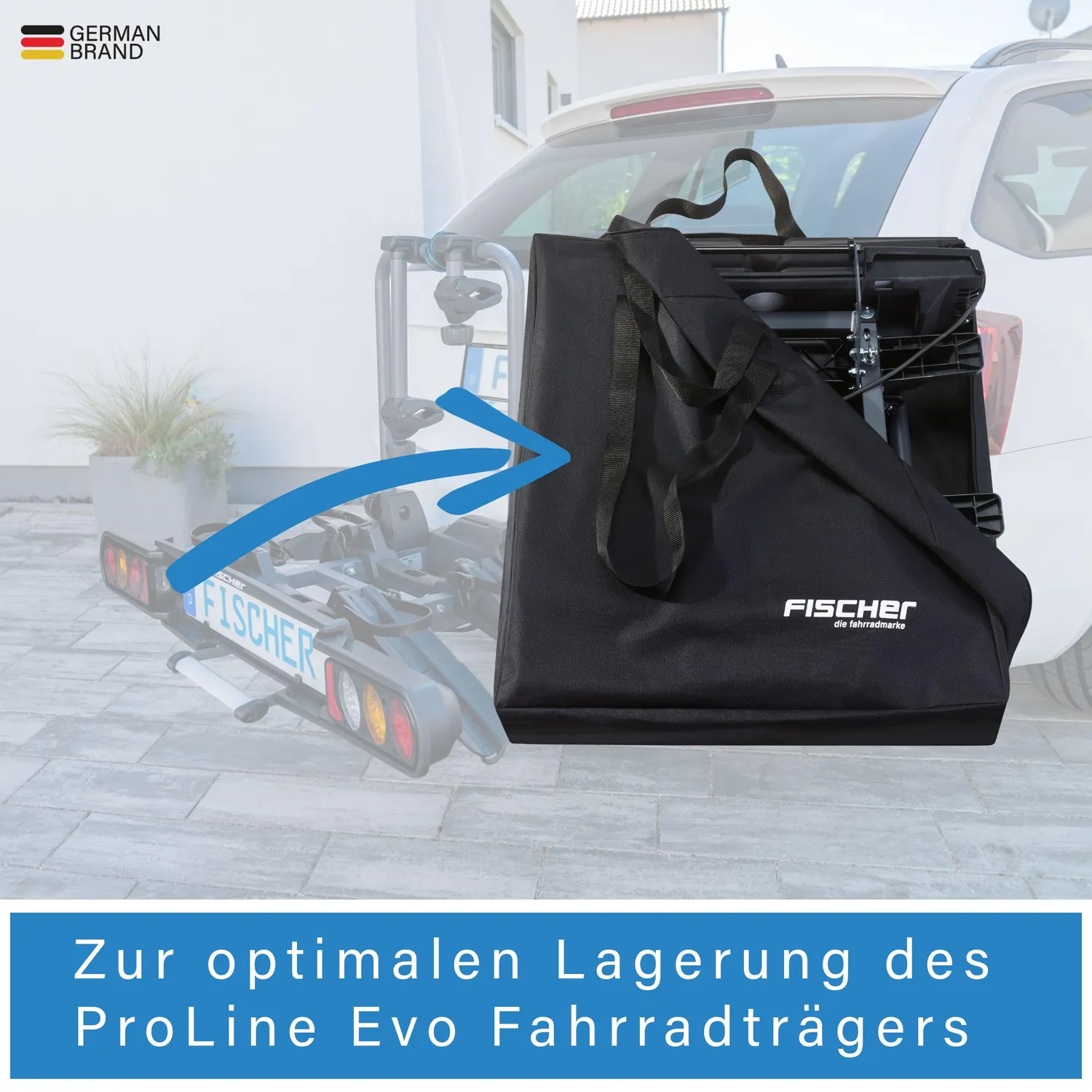 Fischer 10904 Aufbewahrungstasche ProLine Evo schwarz 65 cm