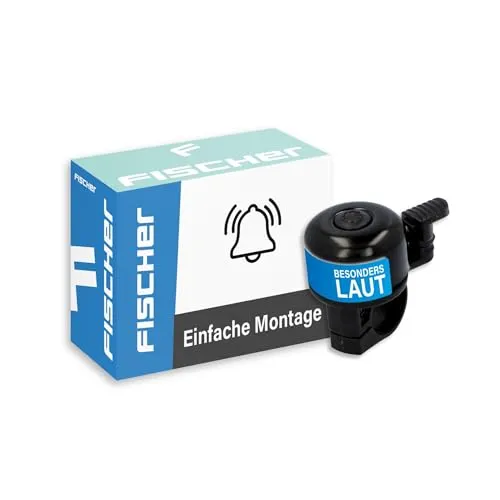 Fischer Mini Oversize Fahrradglocke schwarz Universal