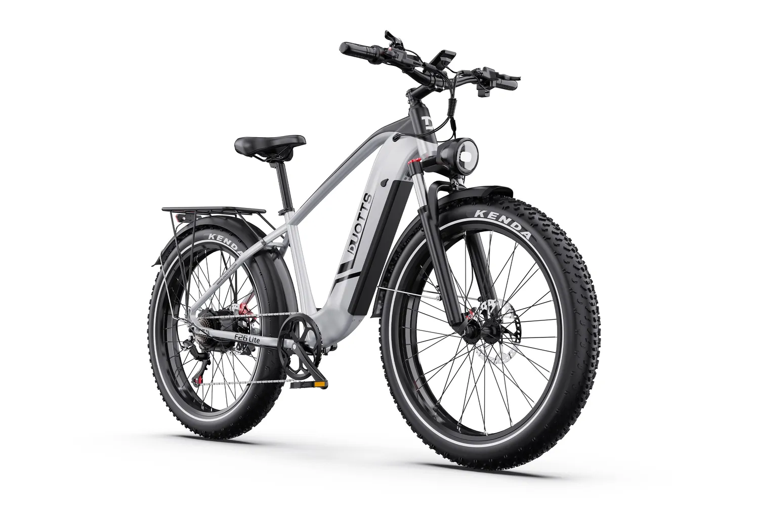 DUOTTS F26Lite E-Bike 26 Zoll Silber-Weiß