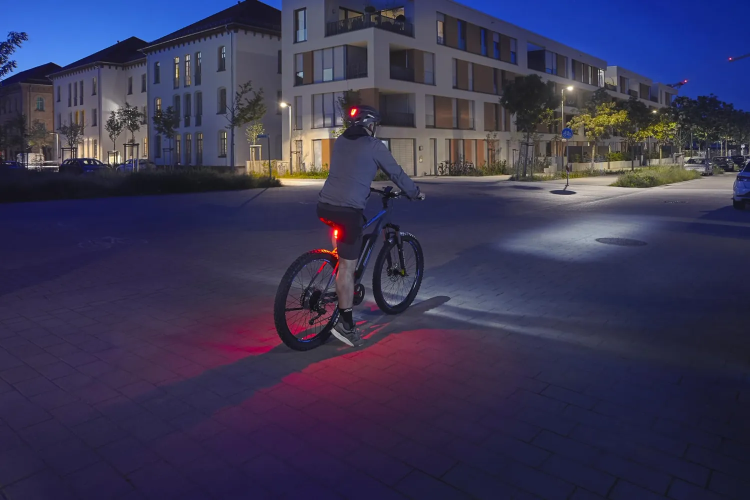 Fischer TWIN Akku-Rücklicht Fahrrad-Rückleuchte USB-C