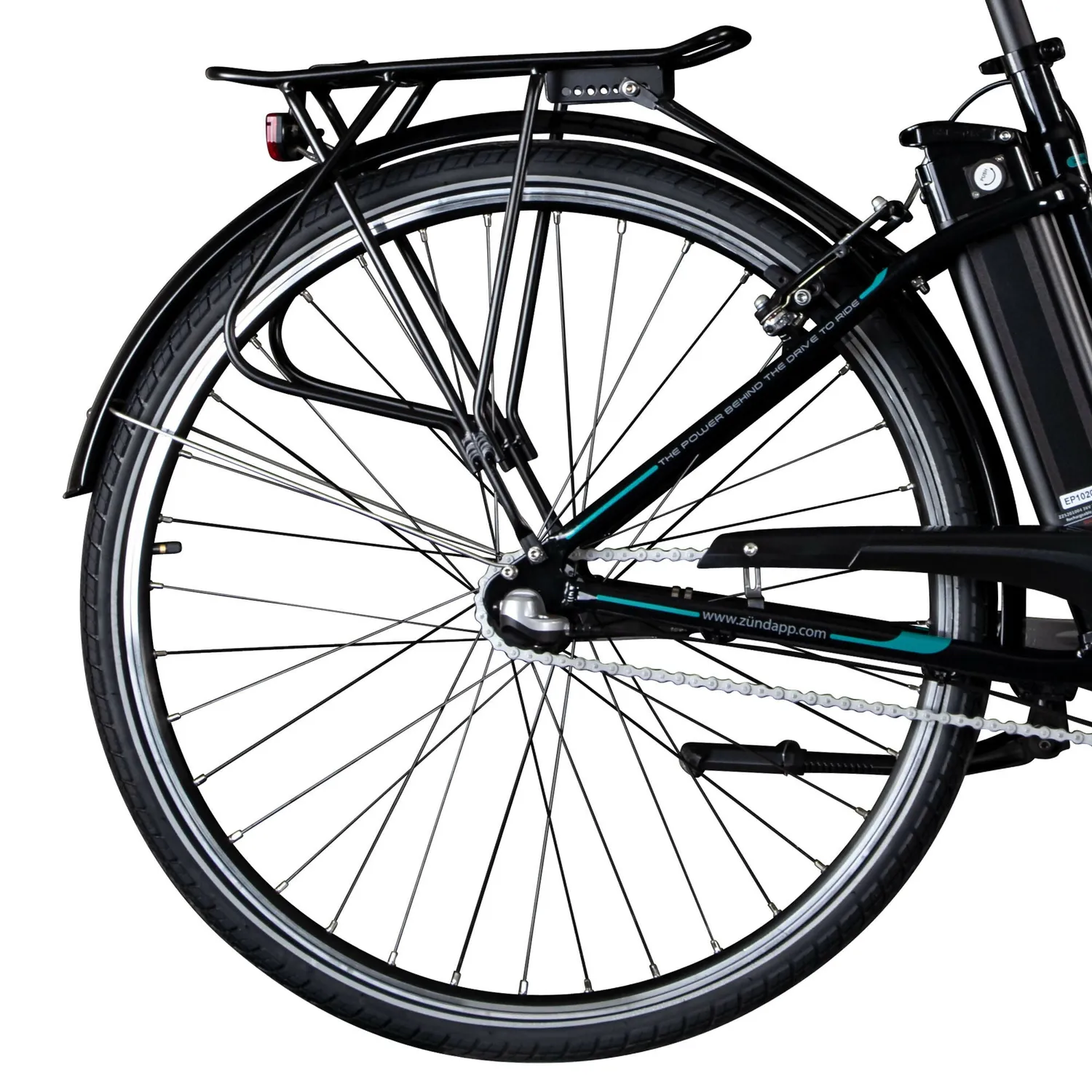 Zündapp Z510 Damen E-Bike 28 Zoll 48 cm weiß-grün 531Wh