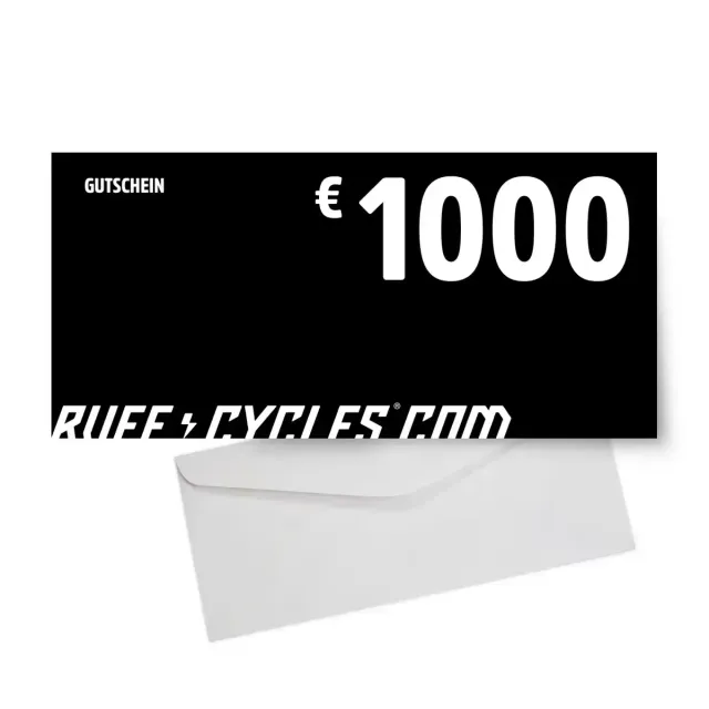 Ruff Cycles Geschenk-Gutschein 1.000 Euro