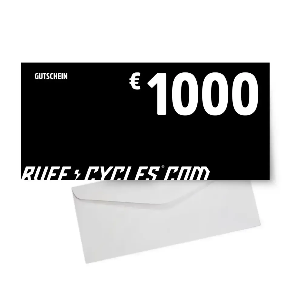 Ruff Cycles Geschenk-Gutschein 1.000 Euro