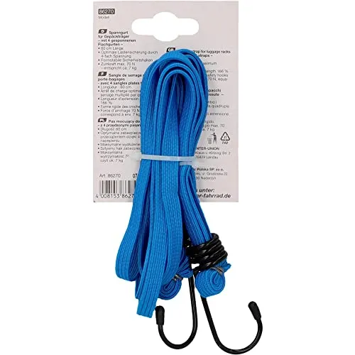 Fischer Spanngurt 4er-Set Flachgurt TÜV-geprüft