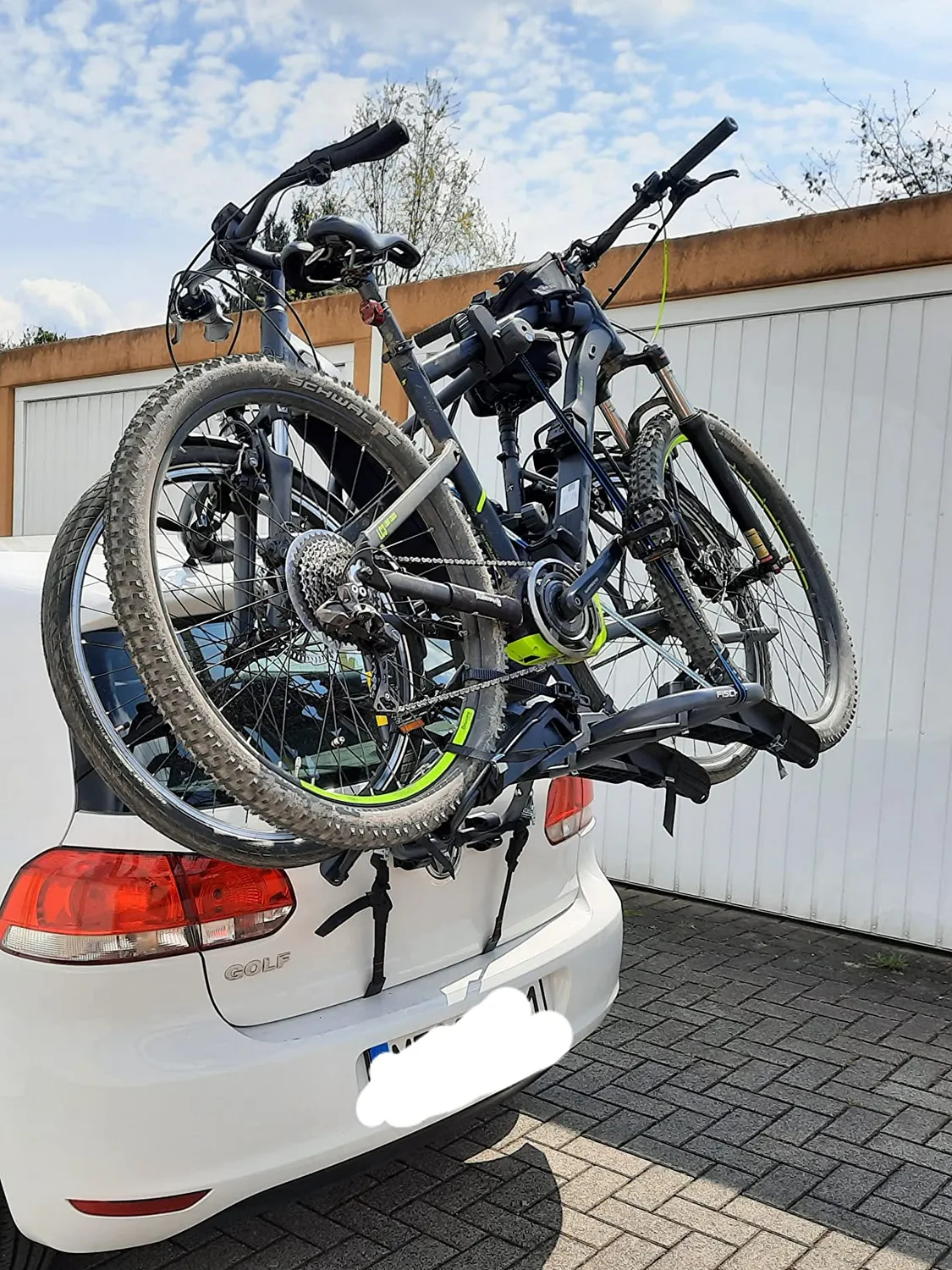 Fischer Heck Fahrradträger für 2 Fahrräder 45 kg