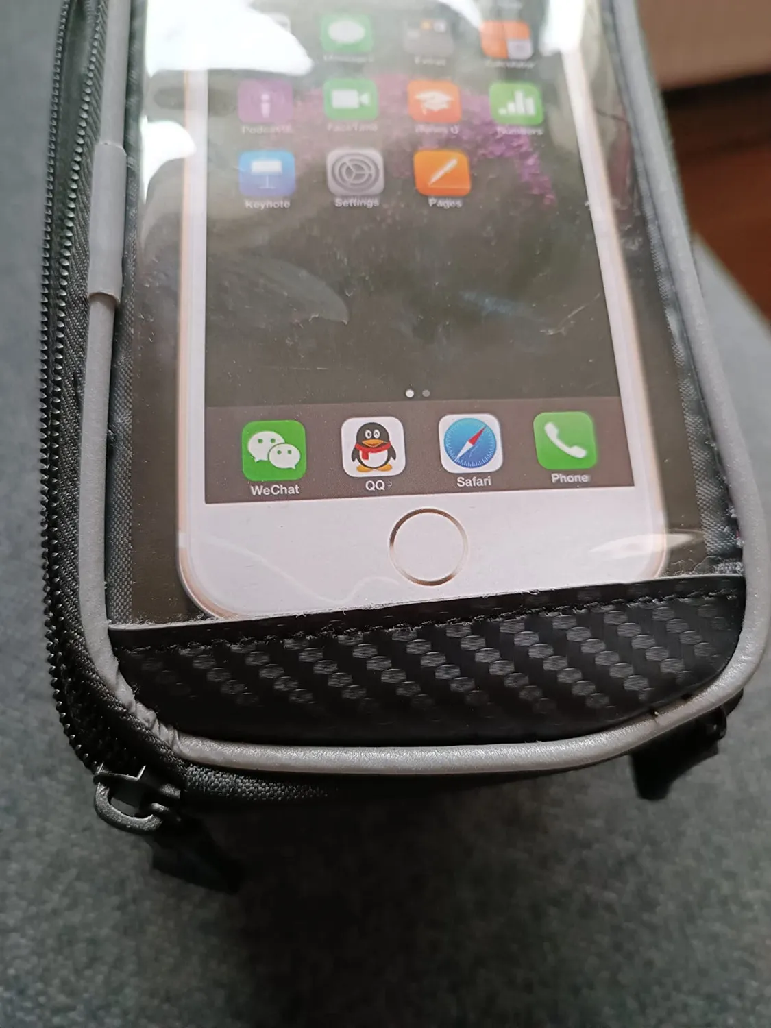 Fischer Lenkertasche Smartphone Touchdisplay wasserdicht