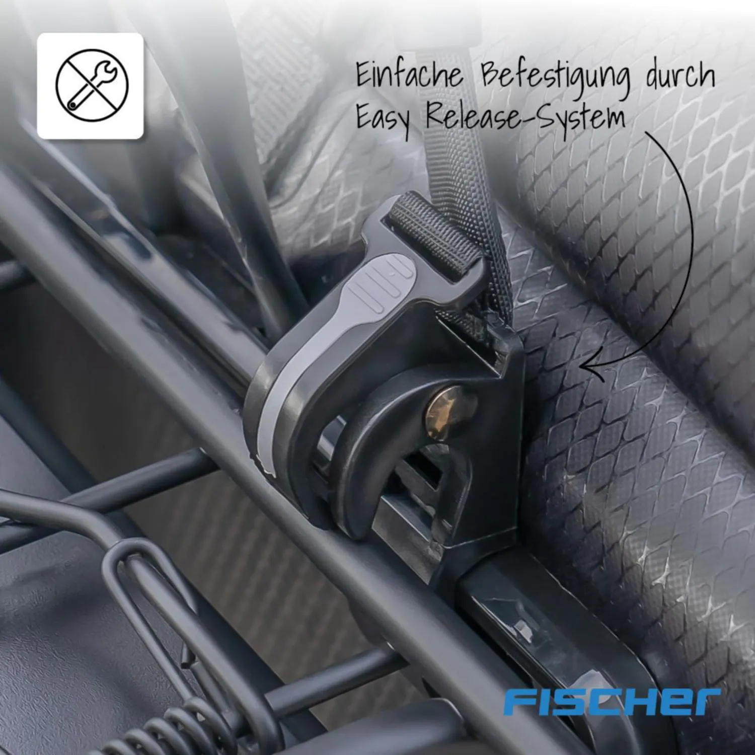 Fischer Plus Terra Gepäckträgertasche 30L schwarz M