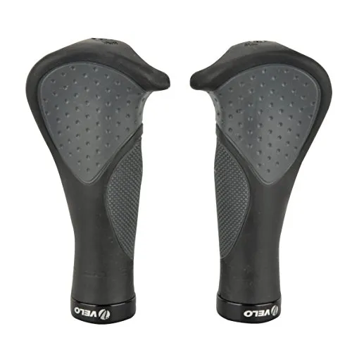 Fischer Ergonomisch Fahrradlenkergriffe Schwarz Gel 1 Paar