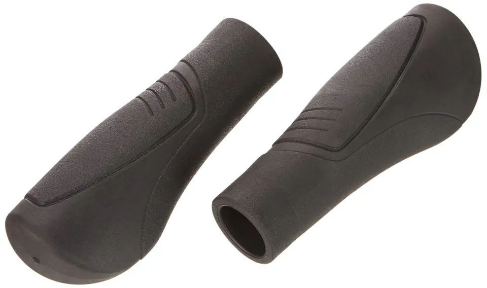 Fischer Relax Fahrradlenkergriffe Schwarz 85755 Paar