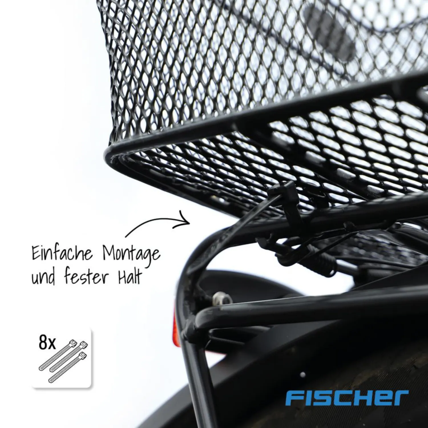 Fischer School Gepäckträgerkorb Stahl 25 kg