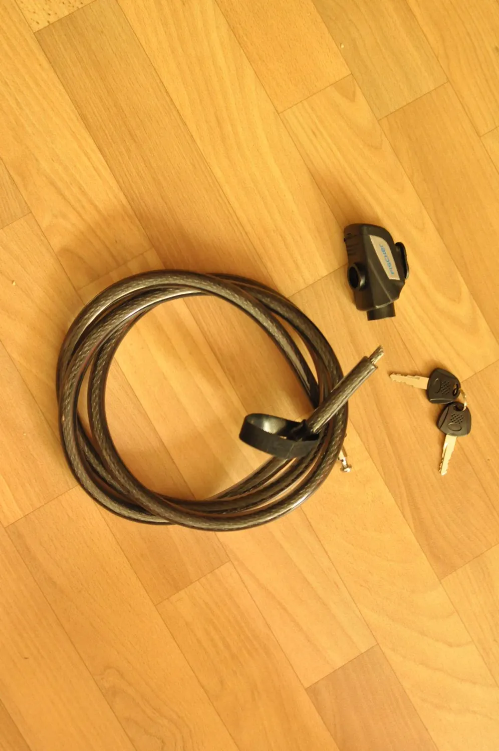 Fischer 85848 Seilschloss schwarz 180 cm Basisschutz