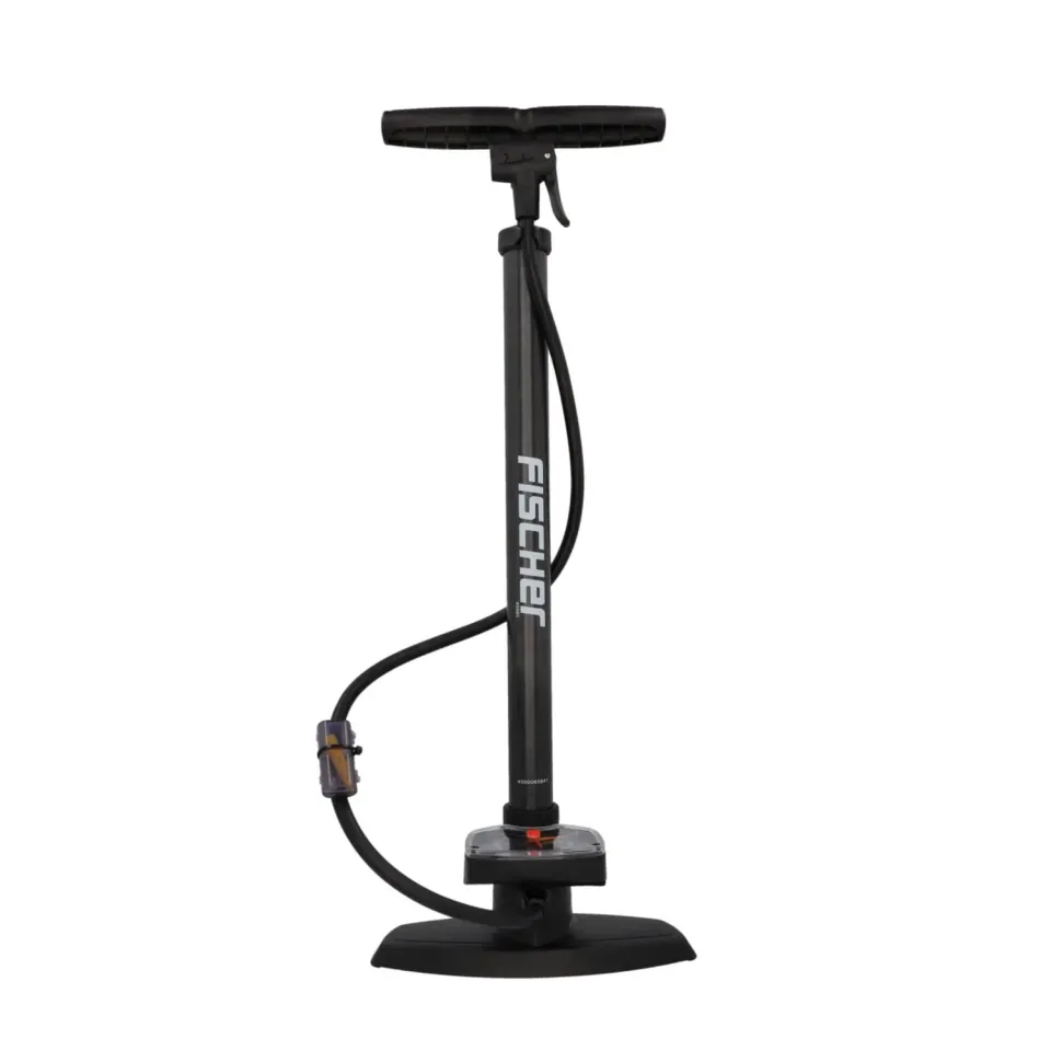 Fischer Standpumpe 85580 Manometer 11 bar alle Ventile