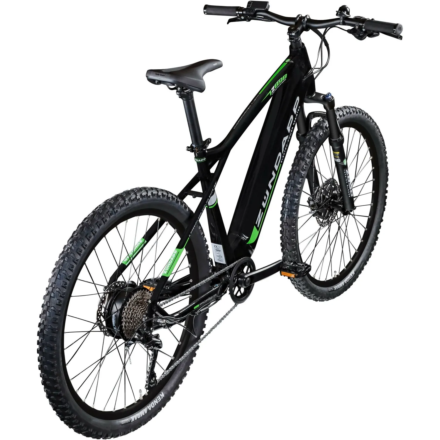 Zündapp Z898 E-Mountainbike 27,5 Zoll 48 cm schwarz-grün