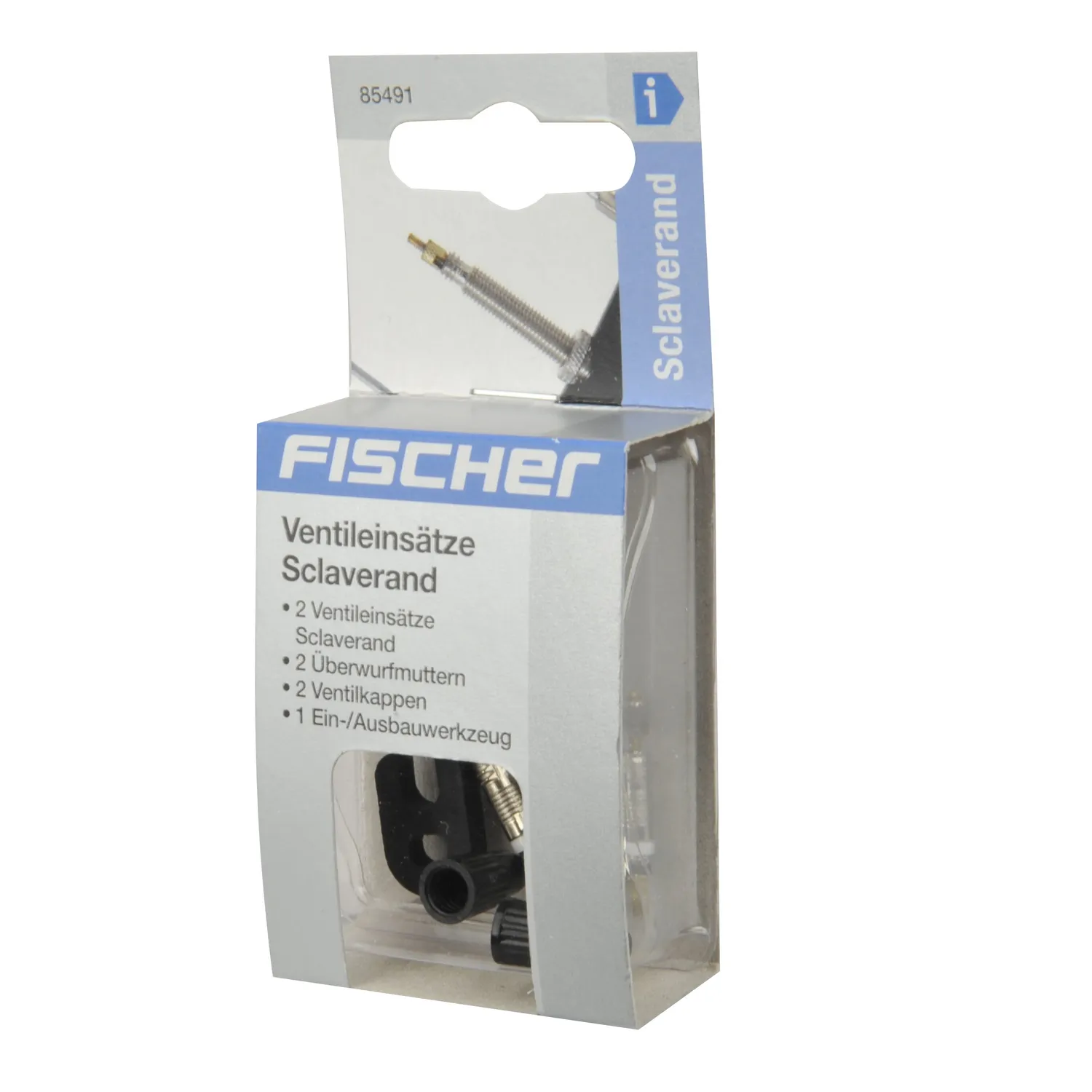 Fischer Ventil-Set Sclaverand 7-teilig Fahrradventil