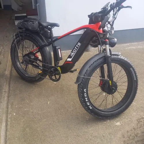 DUOTTS F26 E-Bike 750W Doppelmotor Schwarz-Rot
