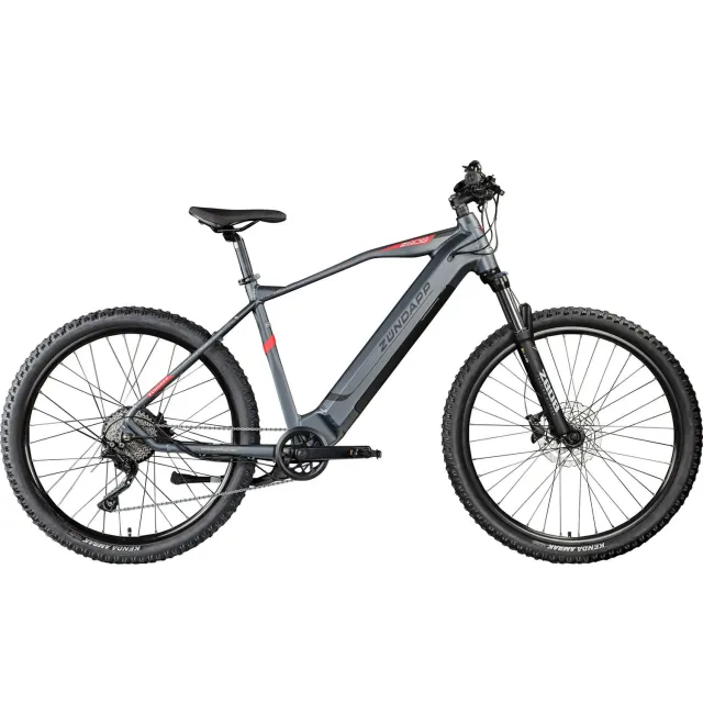 Zündapp Z808 E-Mountainbike 27,5 Zoll 50 cm grau-rot 540Wh
