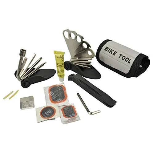 Fischer Faltwerkzeug Set 85516 Fahrrad-Werkzeug 33-teilig