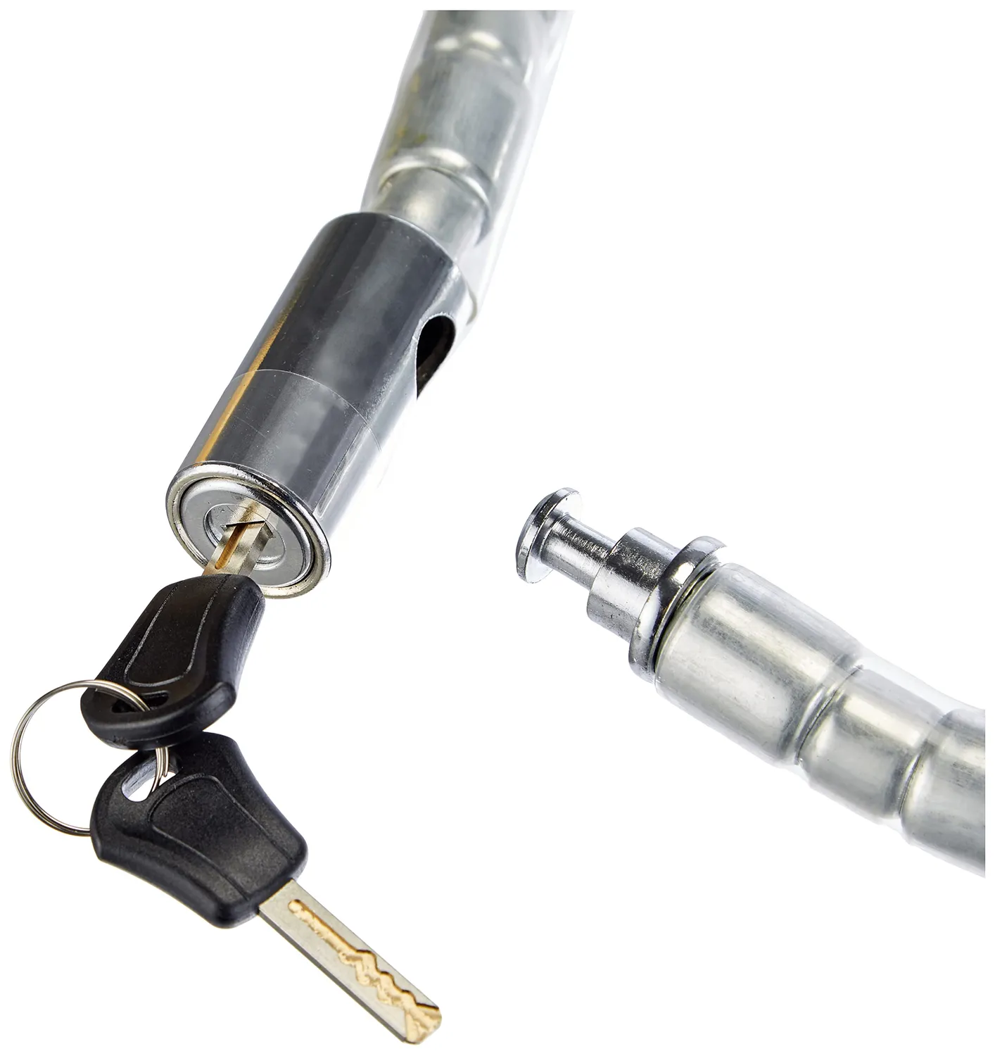 Fischer 85847 Gliederschloss 100 cm Schloss silber