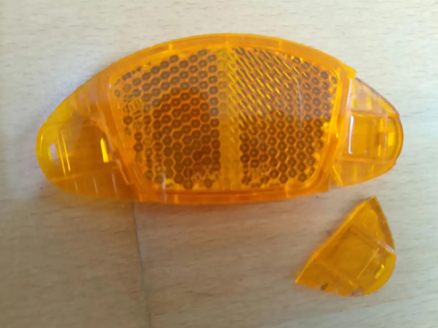 Fischer 85400 Speichenreflektor orange Einheitsgröße