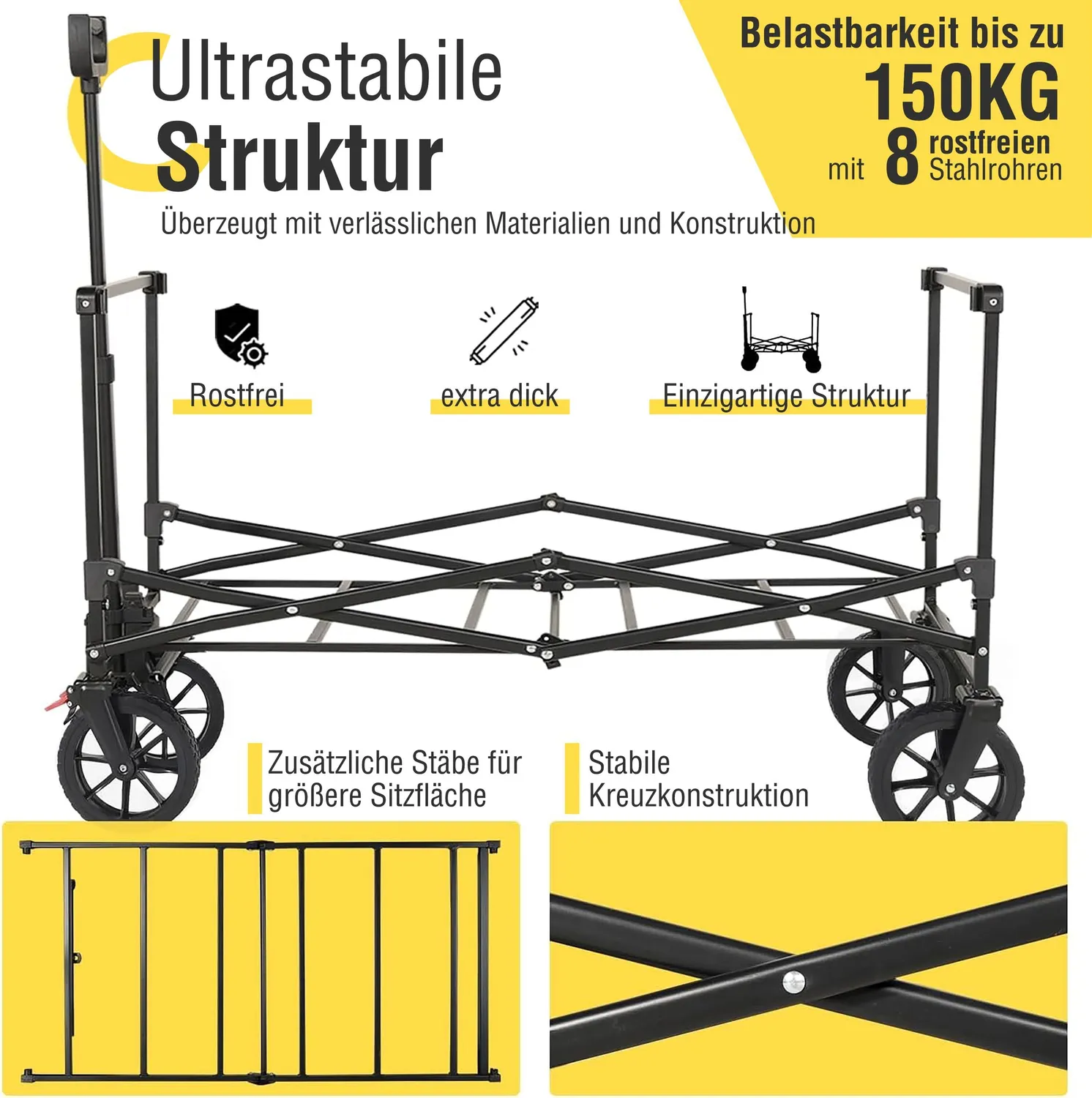 SachsenRad 160L Bollerwagen Geländereifen gebraucht B-Ware