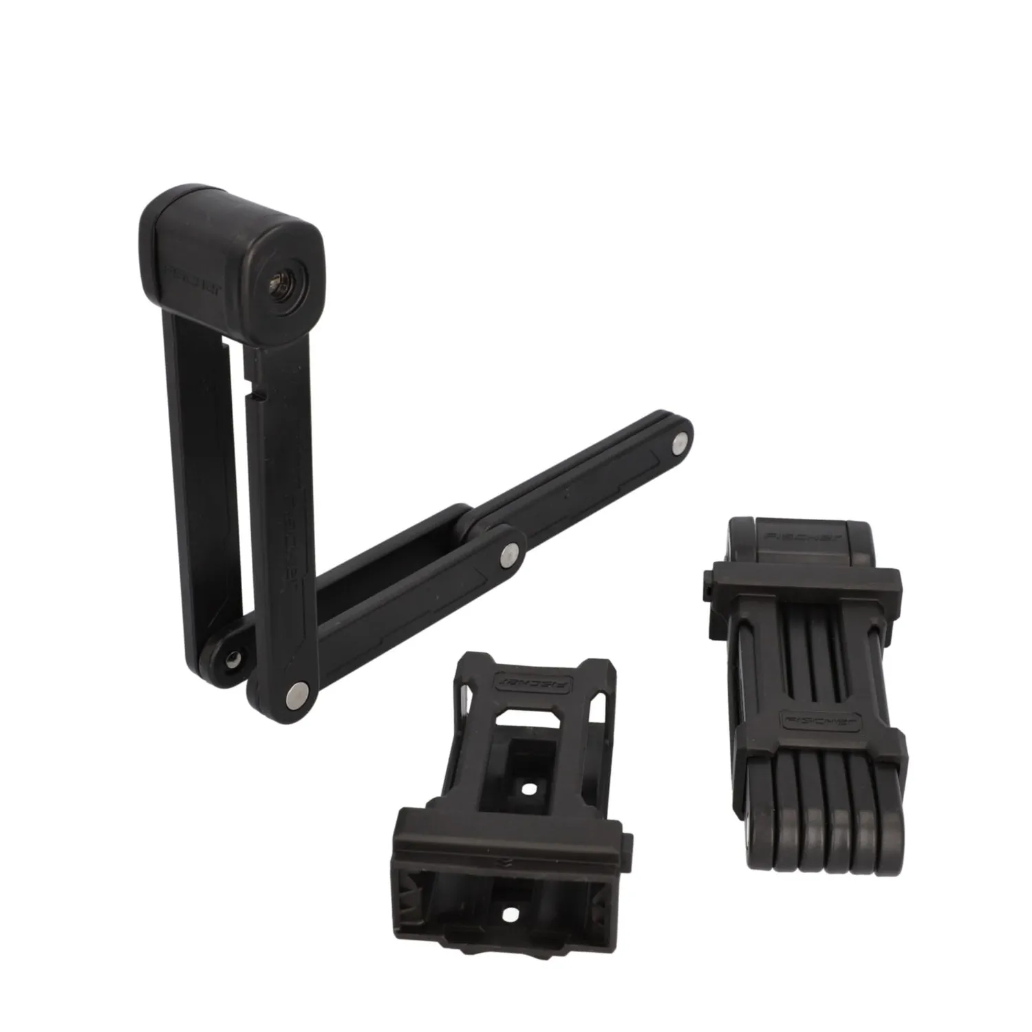 Fischer Protec FK85 Faltschloss Twin-Set 85 cm schwarz