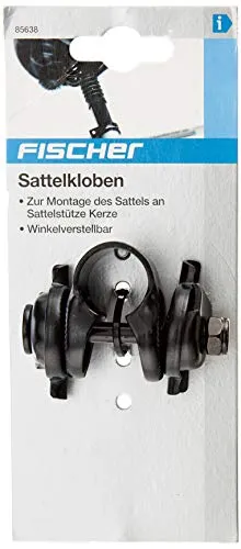 fischer Sattelkloben Schwarz One Size verstellbar