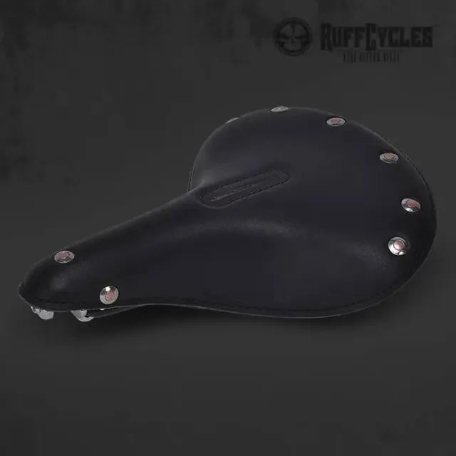 Ruff Cycles Biggie Buttero Ledersattel Schwarz Federn
