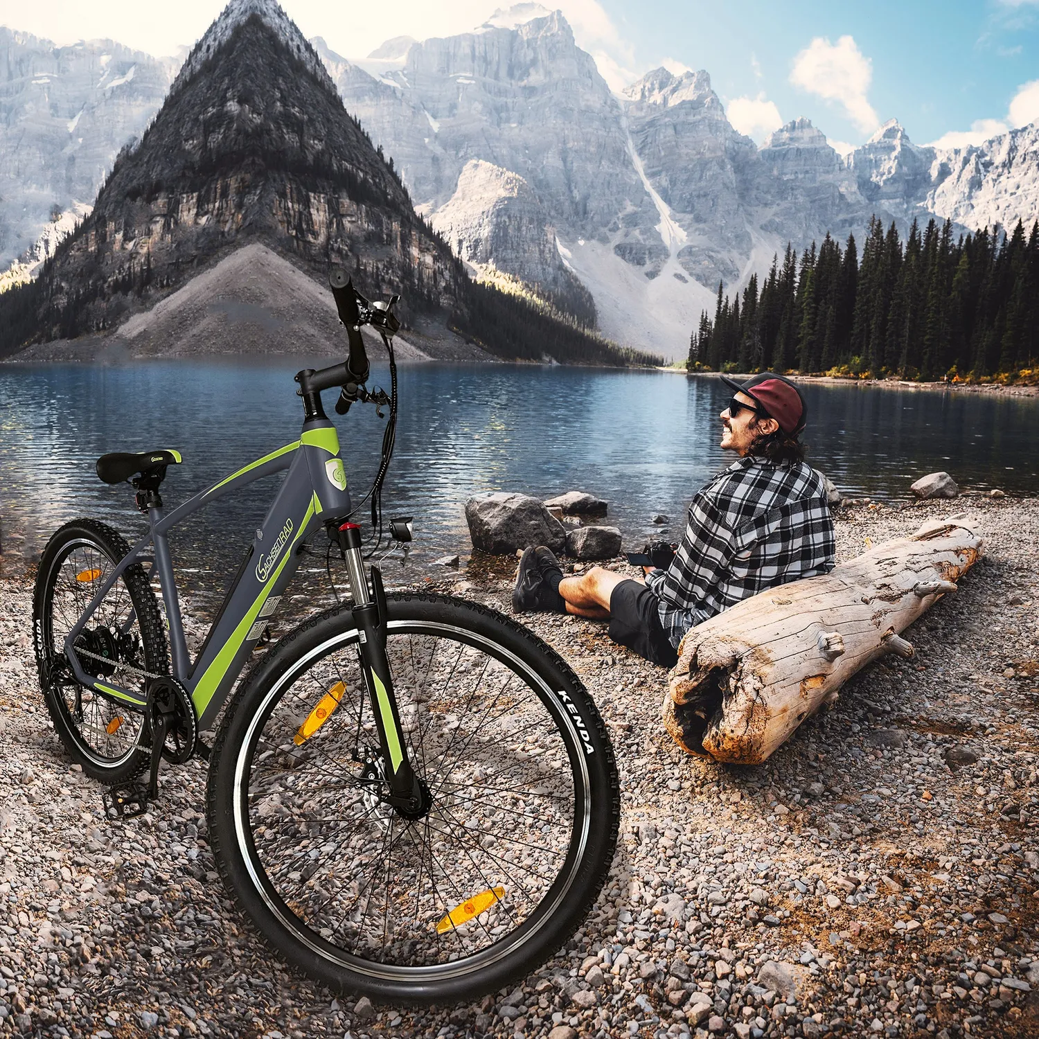 SachsenRad R8 Flex III E-Mountainbike schwarz gebraucht-neuwertig 9-Gang