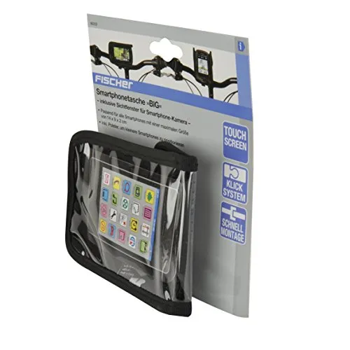 Fischer Smartphonetasche Big 85252 schwarz 22 cm